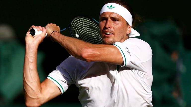 Alexander Zverev scheitert in Wimbledon schon in der ersten Runde.