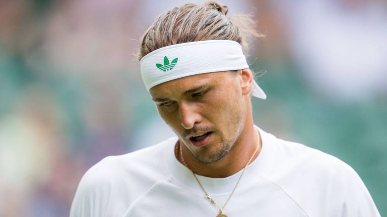 Alexander Zverev ist in Wimbledon in der ersten Runde ausgeschieden.