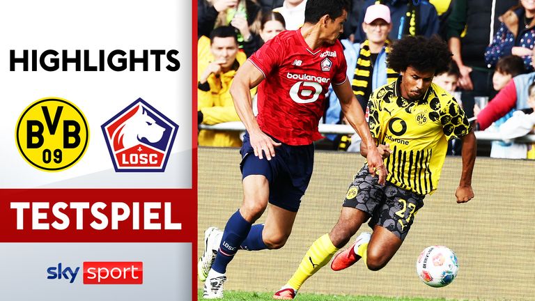 Borussia Dortmund - OSC Lille - die Highlights | Testspiel