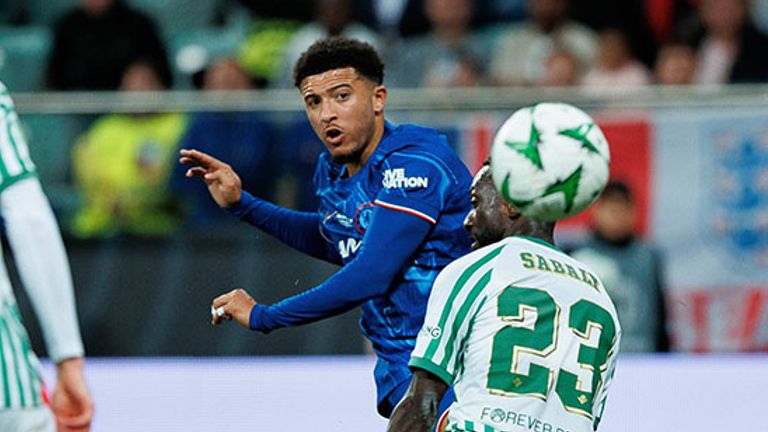 Jadon Sancho spielte zuletzt für den FC Chelsea.