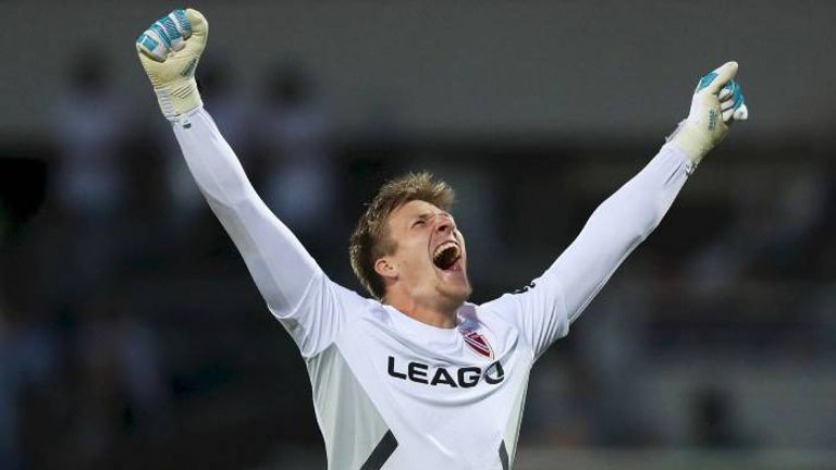 Energie Cottbus bejubelt in der Nachspielzeit gleich zwei Treffer. 