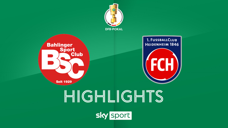 Runde 1: Bahlinger SC - 1.FC Heidenheim- 2025/26 - DFB Pokal