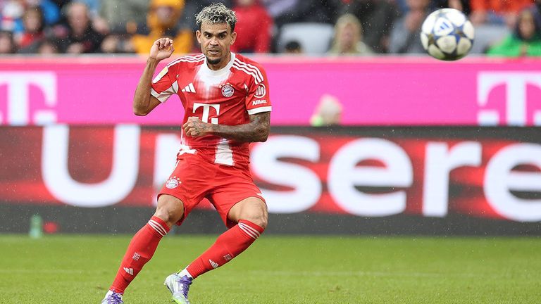 Luis Diaz feierte am Samstagnachmittag sein Debüt für den FC Bayern.