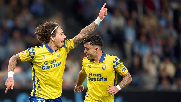 Fabio Silva (l.) war in der vergangenen Saison nach Las Palmas verliehen.