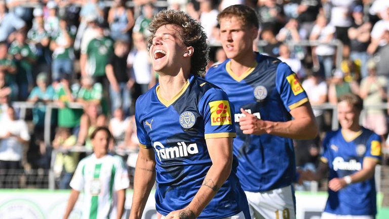 Holstein Kiel gewinnt gegen den FC 08 Homburg in der ersten Runde des DFB-Pokals.