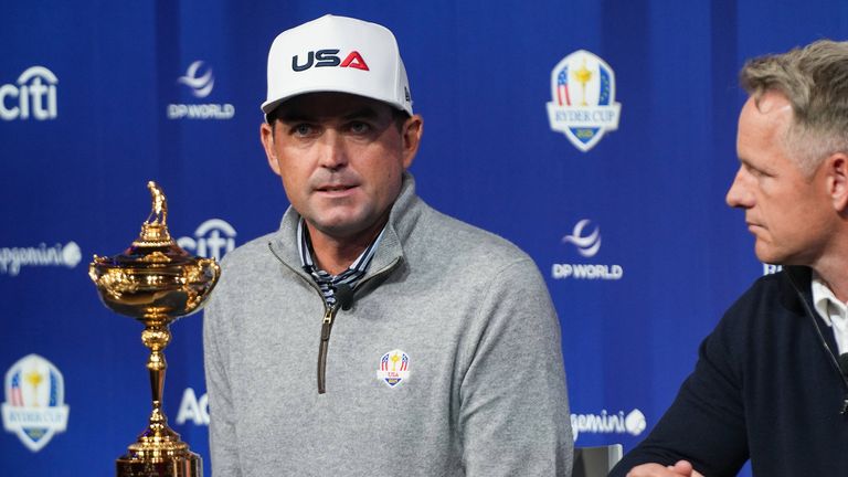 Keegan Bradley führt das Team USA beim Ryder Cup als Kapitän an.