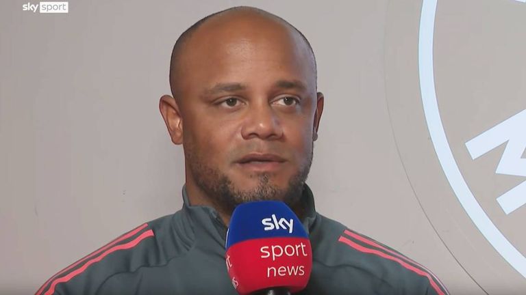 Bayern-Trainer Vincent Kompany.