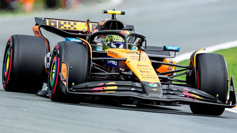 Lando Norris (McLaren) in Zandvoort.