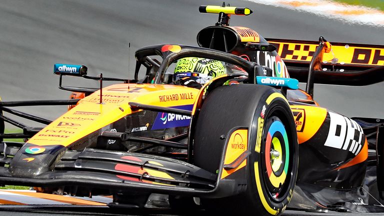 Lando Norris (McLaren) in Zandvoort.