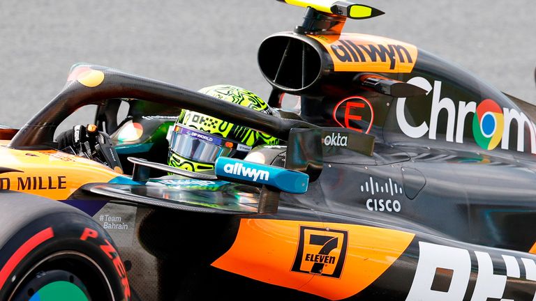 Lando Norris (McLaren) in Zandvoort.