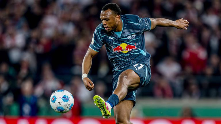 Lois Openda spielt seit 2023 für RB Leipzig.