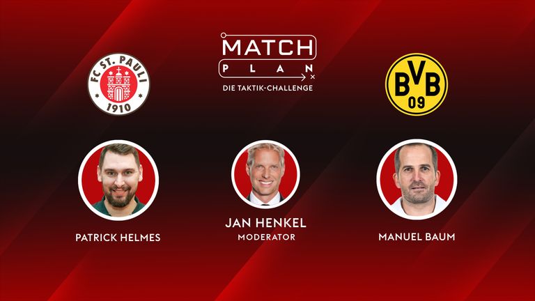 Matchplan – die Taktikchallenge zum  1. Spieltag: St. Pauli gegen Borussia Dortmund