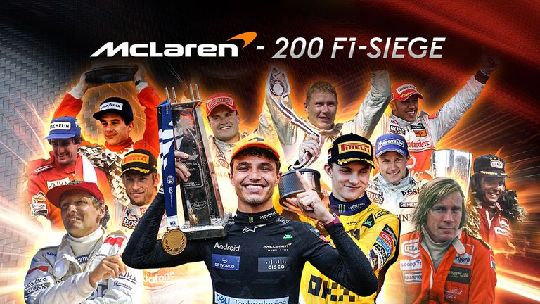 McLaren feiert den 200. Sieg in der Formel 1.