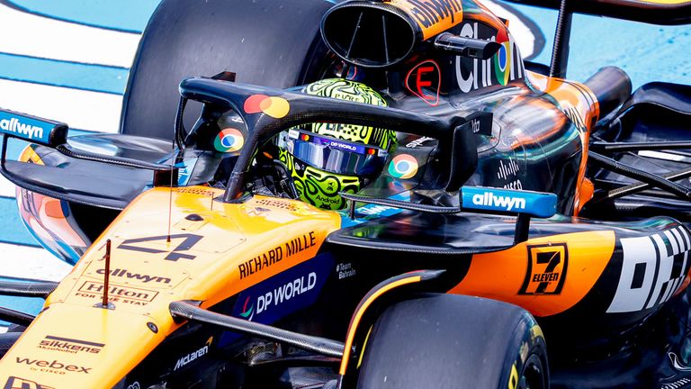 Lando Norris (McLaren) in Zandvoort.