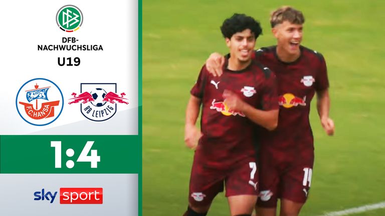 Rostocks U19 chancenlos gegen furioses RB Leipzig