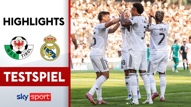WSG Tirol - Real Madrid - die Highlights | Testspiel