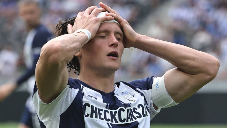 Fabian Reese wartet mit Hertha BSC noch auf den ersten Saisonsieg. 