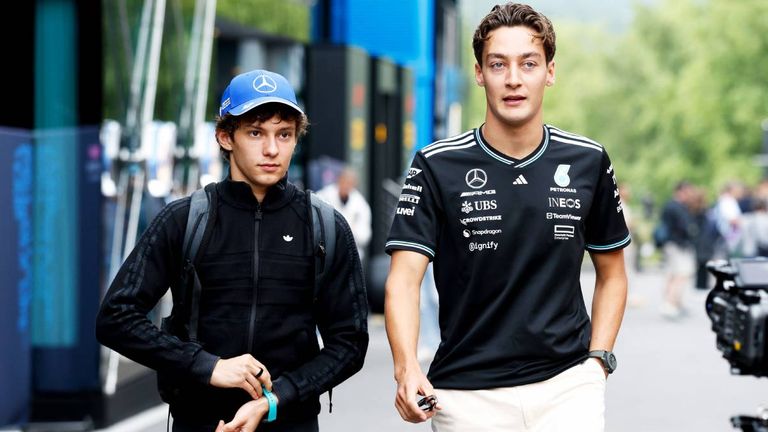George Russell und Kimi Antonelli mussten vor dem Ungarn-GP zum Rapport. 