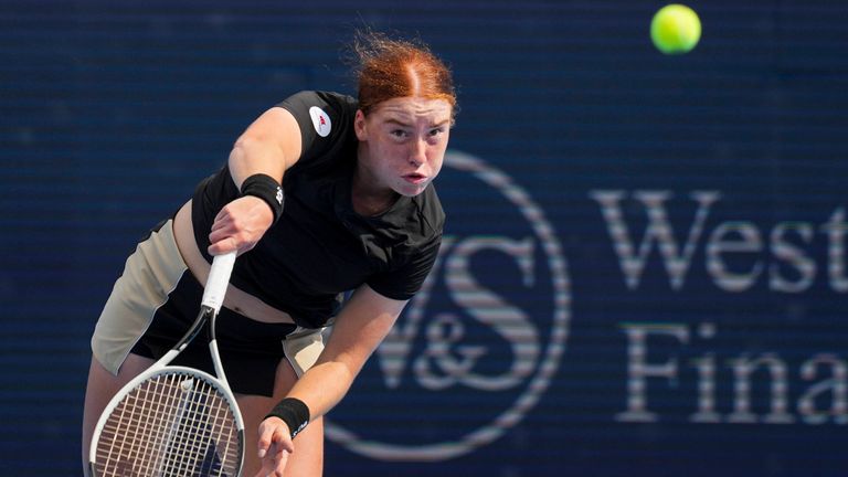 Ella Seidel zieht in Cincinnati ins Achtelfinale ein.