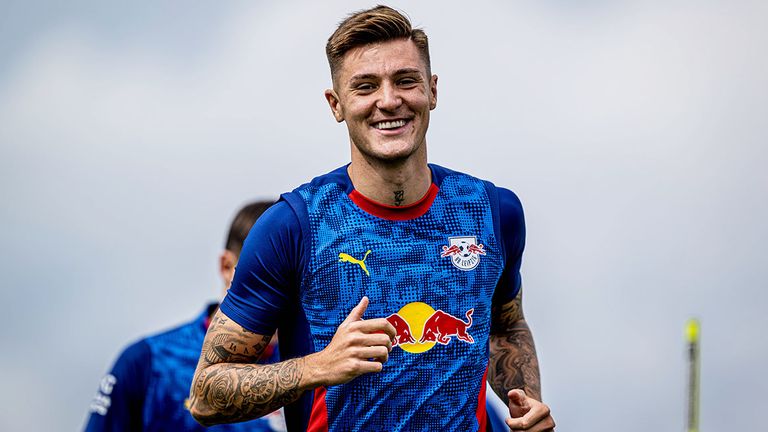 Benjamin Sesko verlässt RB Leipzig nach zwei Jahren.