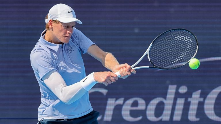 Jannik Sinner steht im Finale von Cincinnati.