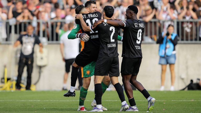 St. Pauli gewinnt gegen Norderstedt in der ersten Runde des DFB-Pokals.