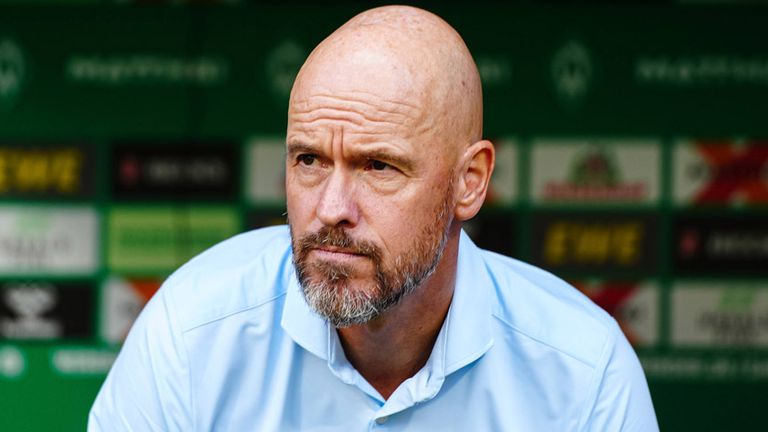 Erik ten Hag steht bei Bayer Leverkusen bereits in der Kritik.