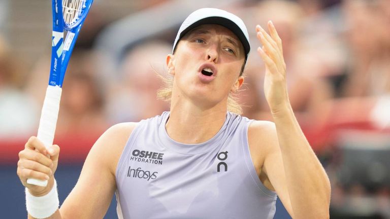 Iga Swiatek scheitert in Montreal bereits im Achtelfinale. 