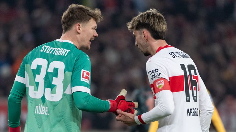 Alexander Nübel (l.) wird beim Supercup gegen die Bayern nicht im VfB-Tor stehen. 