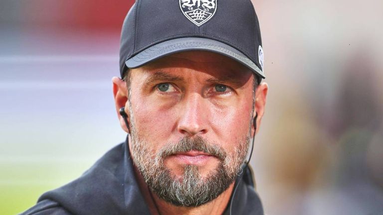 VfB-Trainer Sebastian Hoeneß.