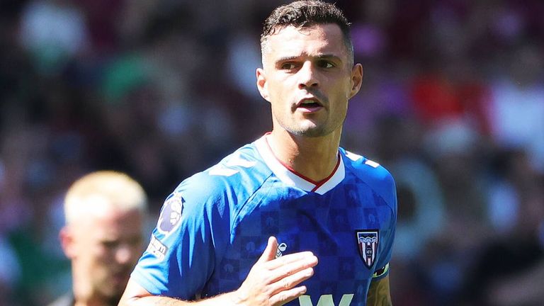 Granit Xhaka ist auch bei Sunderland Kapitän seiner Mannschaft. 