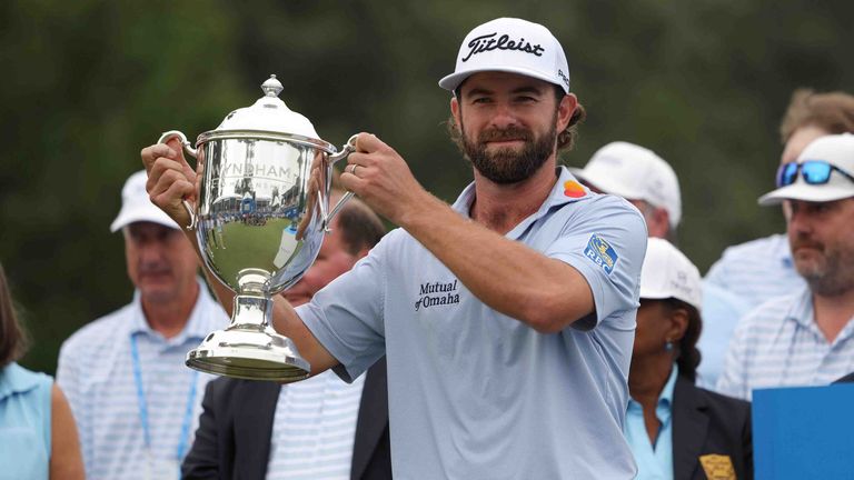 Cameron Young gewinnt bei der Wyndham Championship in North Carolina als 1000. Spieler auf der PGA.