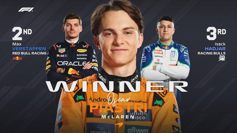 Das Rennergebnis in den Niederlanden.