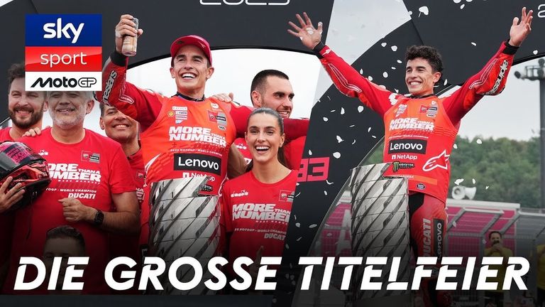 MotoGP: Die komplett Feierlichkeit und Trophäenübergabe an den MotoGP-Weltmeister 2025 Marc Marquez
