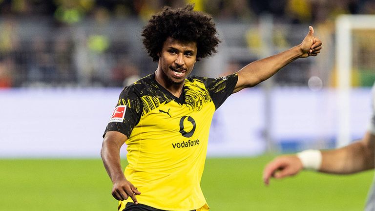 Karim Adeyemi überzeugte beim BVB-Sieg nicht nur mit fußballerischen Qualitäten.