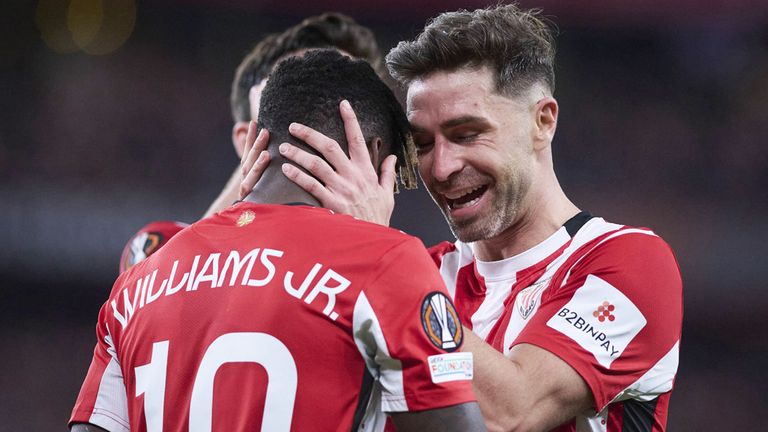 Bilbaos Yeray Alvarez (r.) wurde für zehn Monate gesperrt.