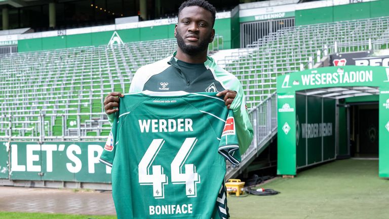 Victor Boniface ist Werders neuer Hoffnungsträger.