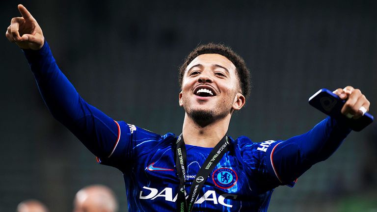 Jadon Sancho war in der vergangenen Saison von Manchester United an den FC Chelsea ausgeliehen.
