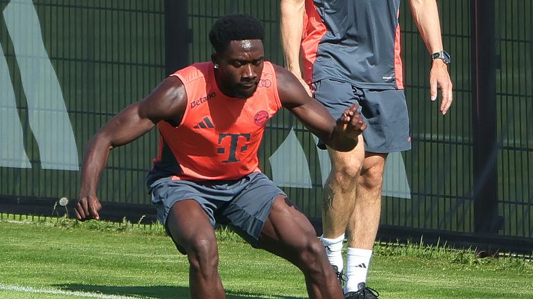 Alphonso Davies arbeitet an seinem Comeback.