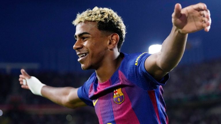 Lamine Yamal und der FC Barcelona wollen in der Champions League angreifen.