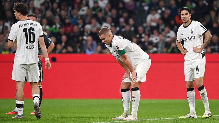 Borussia Mönchengladbach ist nach der Spektakel-Pleite gegen Frankfurt Tabellenschlusslicht.