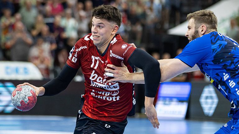 Marko Grgic (l.) hat mit der SG Flensburg-Handewitt in dieser noch jungen Bundesliga-Saison noch keinen Sieg einfahren können.