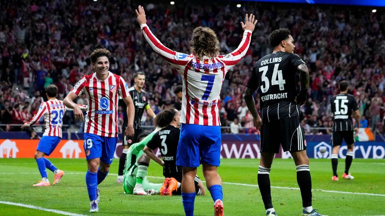 Griezmann mit Jubiläumstreffer: Atletico zerlegt Eintracht fachgerecht.