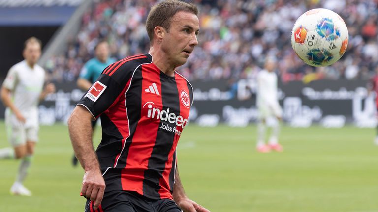 Mario Götze spielt seit 2022 für Eintracht Frankfurt. 