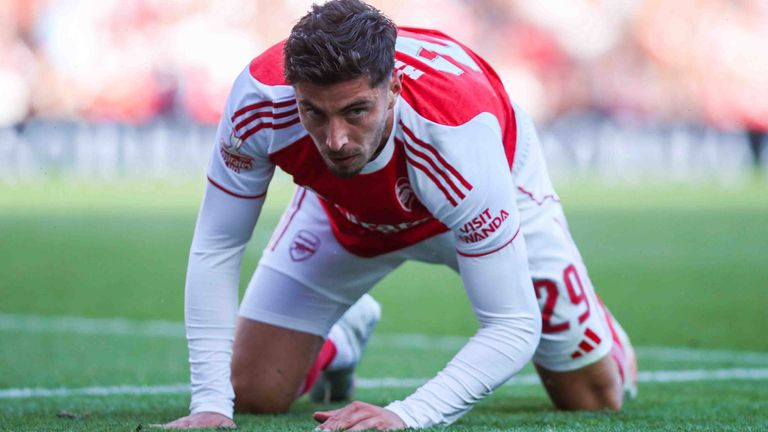 Kai Havertz könnte nach Aussagen von Arsenal-Trainer Mikel Arteta monatelang ausfallen.