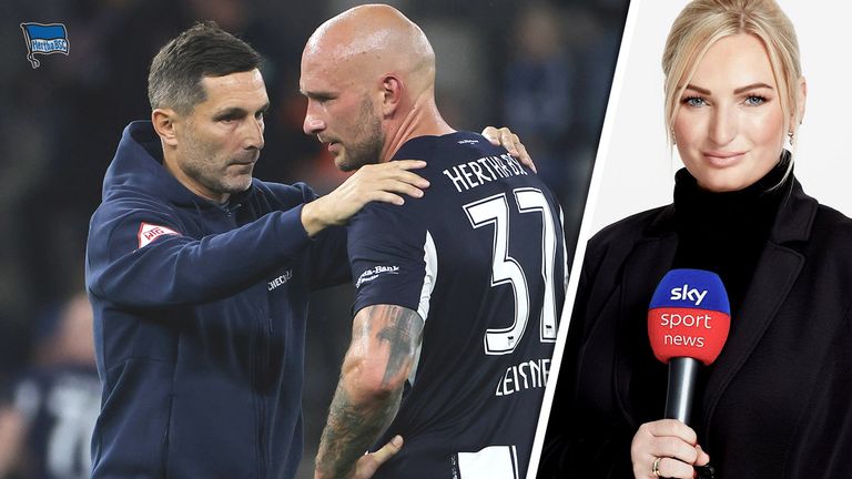 Stefan Leitl (l.) muss nach dem verpatzten Hertha-Saisonstart liefern, meint Sky Sport Reporterin Lisa de Ruiter.