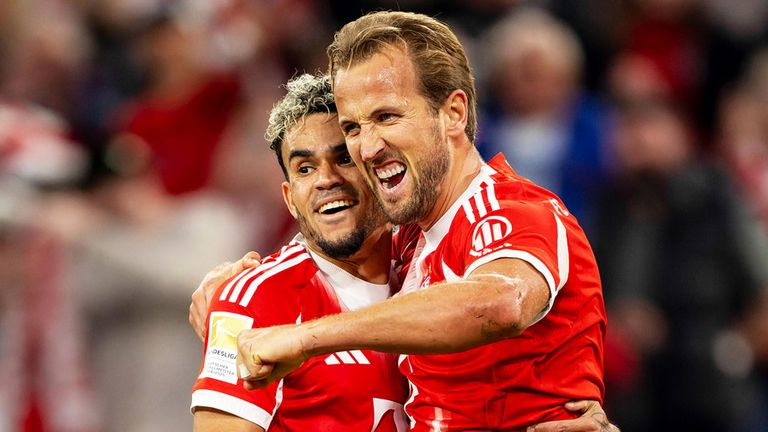 Harry Kane (r.) wechselte im Sommer 2023 von Tottenham zum FC Bayern München.
