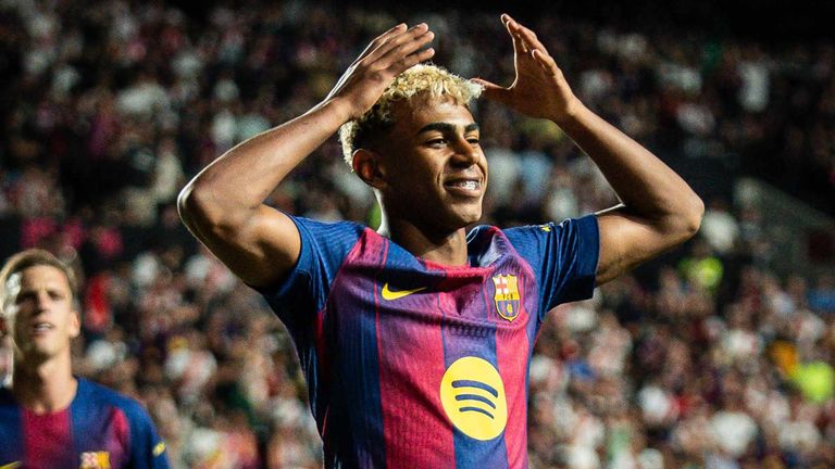 Lamine Yamal sorgt mit seinem Torjubel für Aufregung.