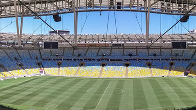 Das Maracana-Stadion steht in Rio de Janeiro.