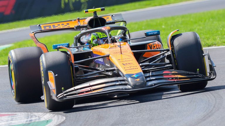 Lando Norris (McLaren) in Monza.